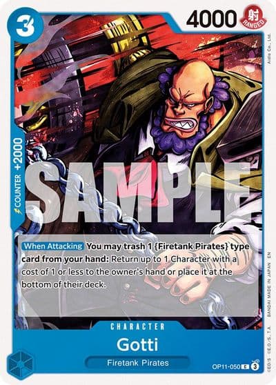 Gotti A Fist of Divine Speed One Piece card
