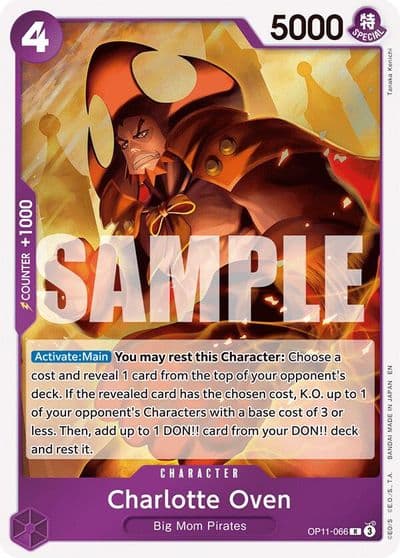 Charlotte Oven A Fist of Divine Speed One Piece card