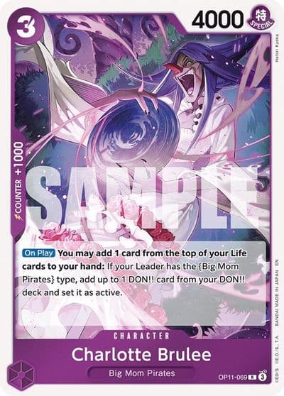 Charlotte Brulee A Fist of Divine Speed One Piece card