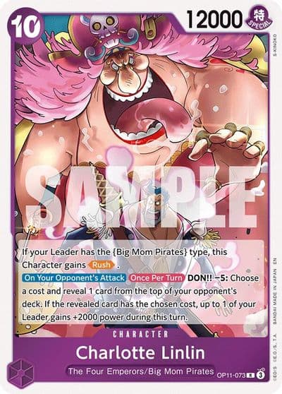 Charlotte Linlin A Fist of Divine Speed One Piece card