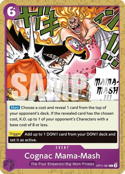 Cognac Mama Mash A Fist of Divine Speed One Piece card