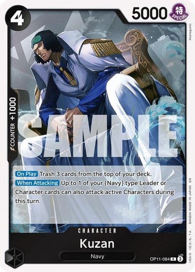 Kuzan A Fist of Divine Speed One Piece card