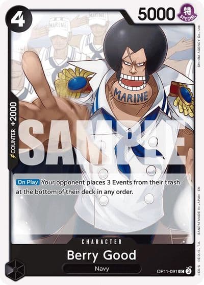 Berry Good A Fist of Divine Speed One Piece card