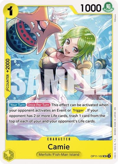 Camie A Fist of Divine Speed One Piece card