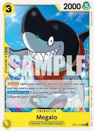 Megalo A Fist of Divine Speed One Piece card