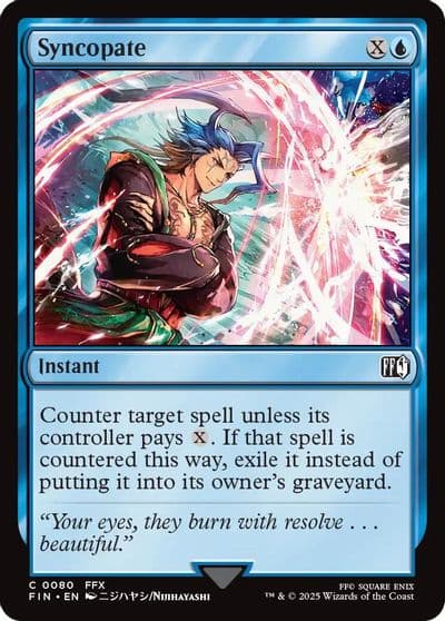 Syncopate FINAL FANTASY Magic card