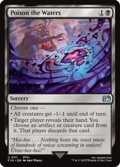 Poison the Waters FINAL FANTASY Magic card