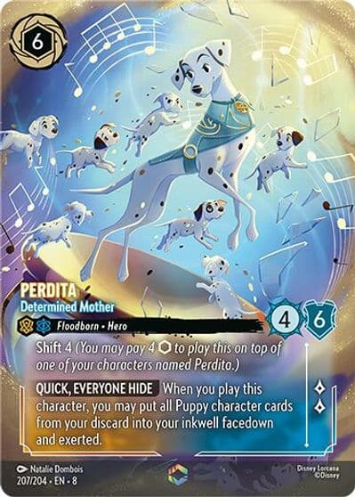 Perdita Determined Mother Enchanted Reign of Jafar Lorcana card