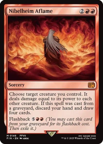 Nibelheim Aflame FINAL FANTASY Magic card