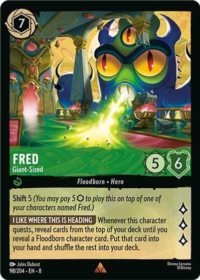 Fred Giant Sized Reign of Jafar Lorcana card