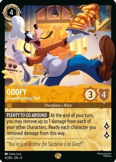 Goofy Groundbreaking Chef Reign of Jafar Lorcana card