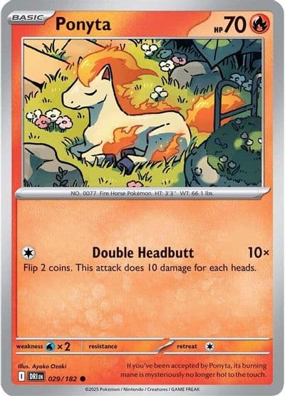 Ponyta SV10: Destined Rivals Pokemon card
