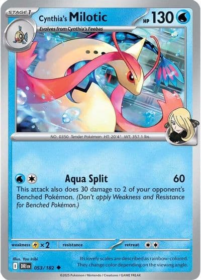Cynthia's Milotic SV10: Destined Rivals Pokemon card