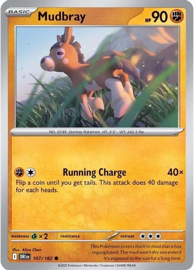 Mudbray SV10: Destined Rivals Pokemon card