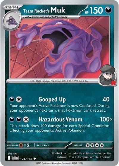 Team Rocket's Muk SV10: Destined Rivals Pokemon card