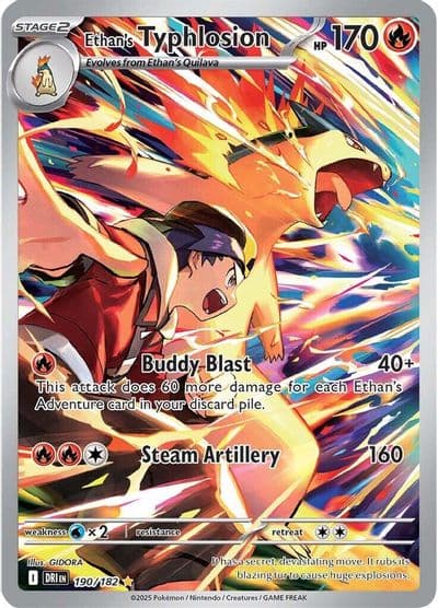 Ethan's Typhlosion SV10: Destined Rivals Pokemon card