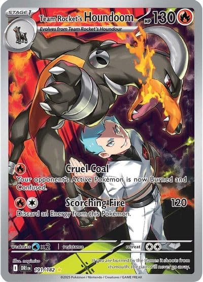 Team Rocket's Houndoom SV10: Destined Rivals Pokemon card