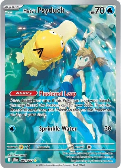 Misty's Psyduck SV10: Destined Rivals Pokemon card