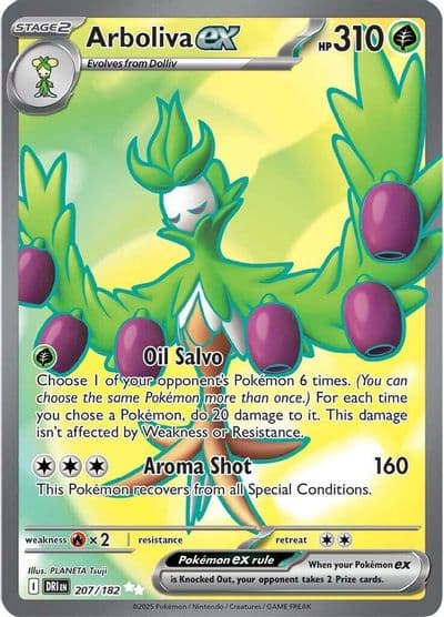 Arboliva ex SV10: Destined Rivals Pokemon card