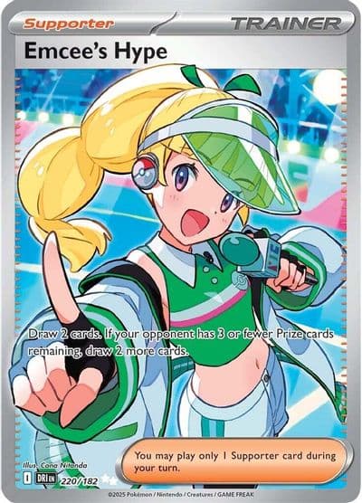 Emcee's Hype SV10: Destined Rivals Pokemon card