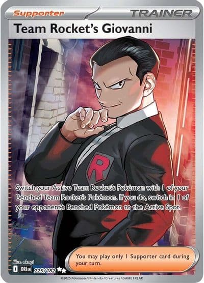 Team Rocket's Giovanni SV10: Destined Rivals Pokemon card