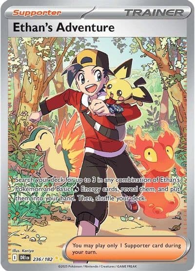 Ethan's Adventure SV10: Destined Rivals Pokemon card
