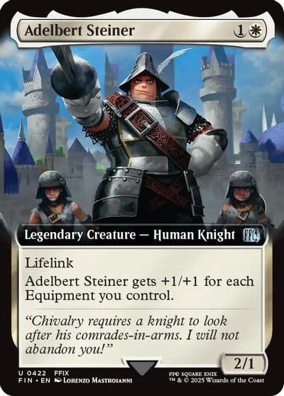 Adelbert Steiner Extended Art FINAL FANTASY Magic card