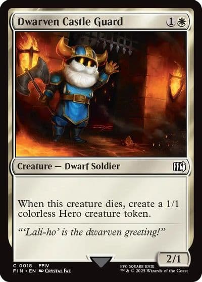 Dwarven Castle Guard FINAL FANTASY Magic card