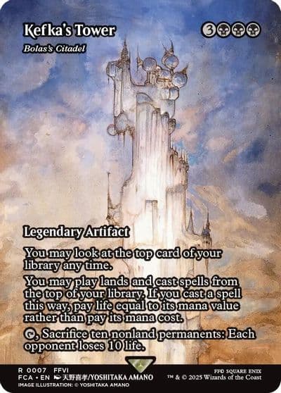 Kefkas Tower Bolass Citadel Showcase FINAL FANTASY: Through the Ages Magic card