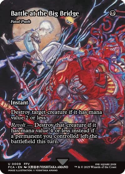 Battle at the Big Bridge Fatal Push Showcase FINAL FANTASY: Through the Ages Magic card