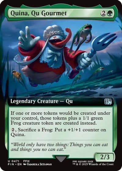 Quina Qu Gourmet Extended Art FINAL FANTASY Magic card