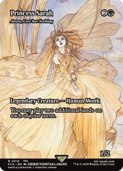 Princess Sarah Azusa Lost but Seeking Showcase FINAL FANTASY: Through the Ages Magic card