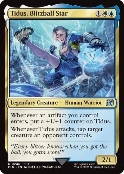 Tidus Blitzball Star FINAL FANTASY Magic card
