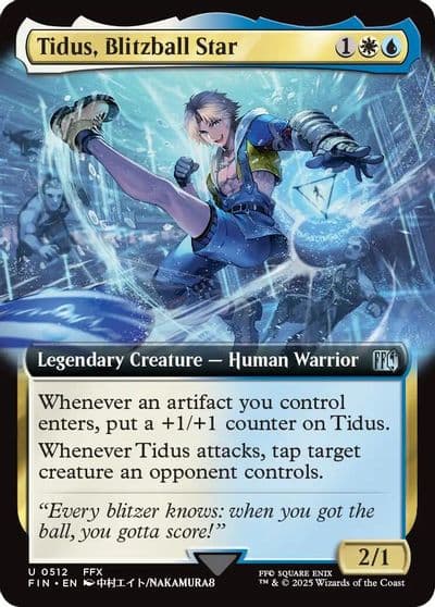 Tidus Blitzball Star Extended Art FINAL FANTASY Magic card