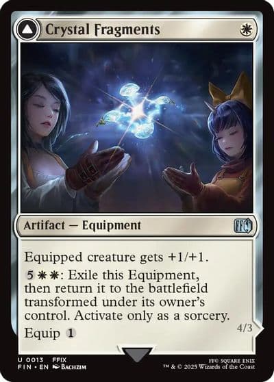 Crystal Fragments FINAL FANTASY Magic card
