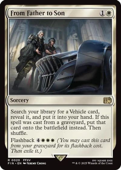 From Father to Son FINAL FANTASY Magic card