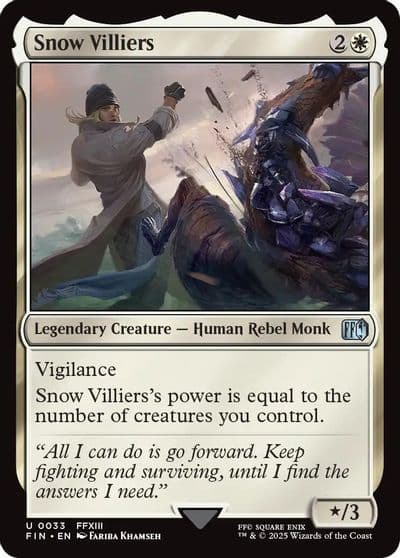 Snow Villiers FINAL FANTASY Magic card