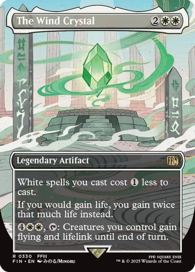 The Wind Crystal Borderless FINAL FANTASY Magic card