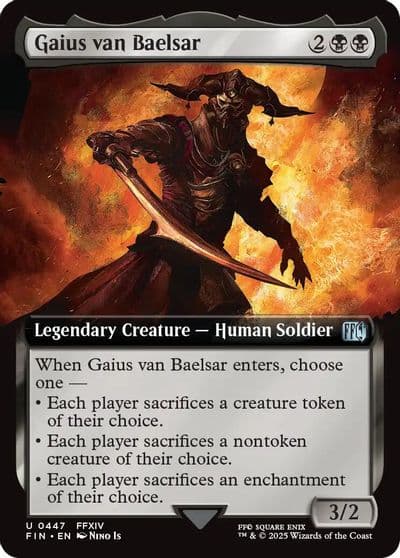 Gaius van Baelsar Extended Art FINAL FANTASY Magic card