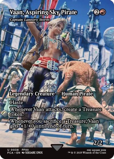 Vaan Aspiring Sky Pirate Captain Lannery Storm Showcase FINAL FANTASY: Through the Ages Magic card