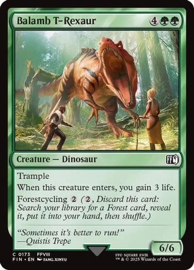 Balamb T Rexaur FINAL FANTASY Magic card