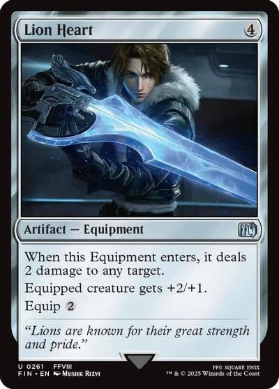 Lion Heart FINAL FANTASY Magic card
