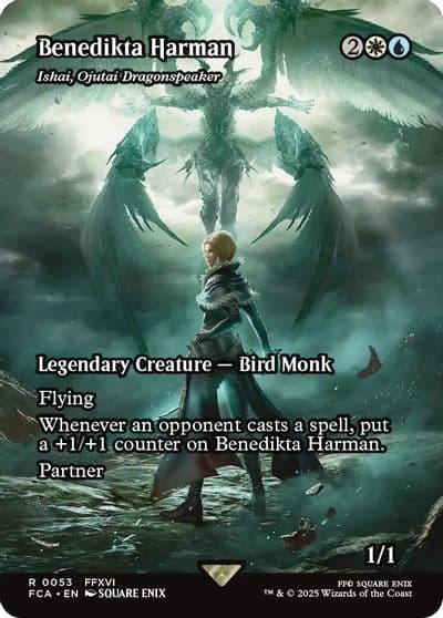 Benedikta Harman Ishai Ojutai Dragonspeaker Showcase FINAL FANTASY: Through the Ages Magic card