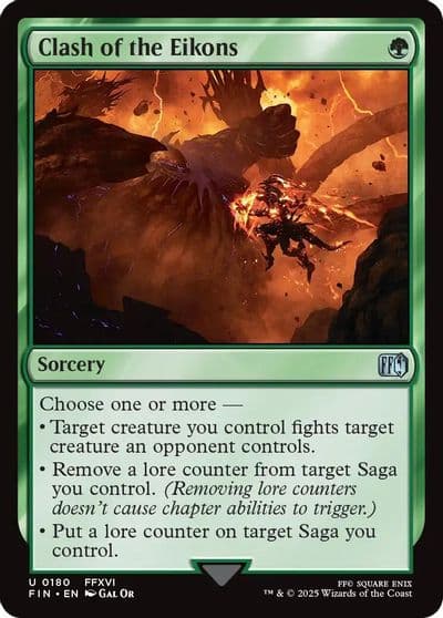 Clash of the Eikons FINAL FANTASY Magic card