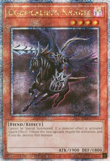 Doomcaliber Knight World Championship Series Yu-Gi-Oh! card