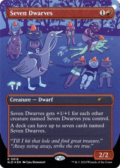 Seven Dwarves 0816 Secret Lair Drop Series Magic card
