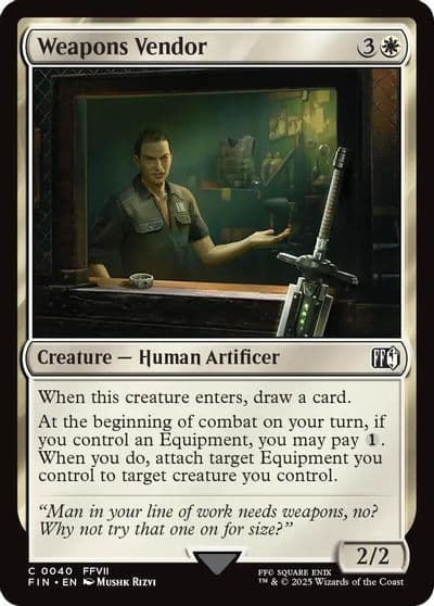 Weapons Vendor FINAL FANTASY Magic card