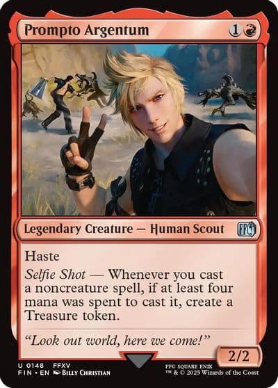 Prompto Argentum FINAL FANTASY Magic card