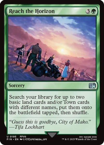 Reach the Horizon FINAL FANTASY Magic card