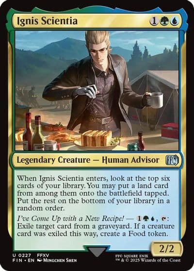 Ignis Scientia FINAL FANTASY Magic card